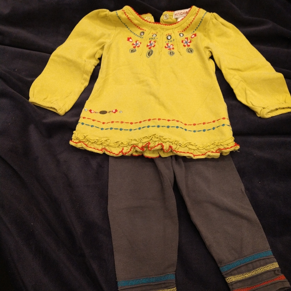 12m 2pc matching set krickets